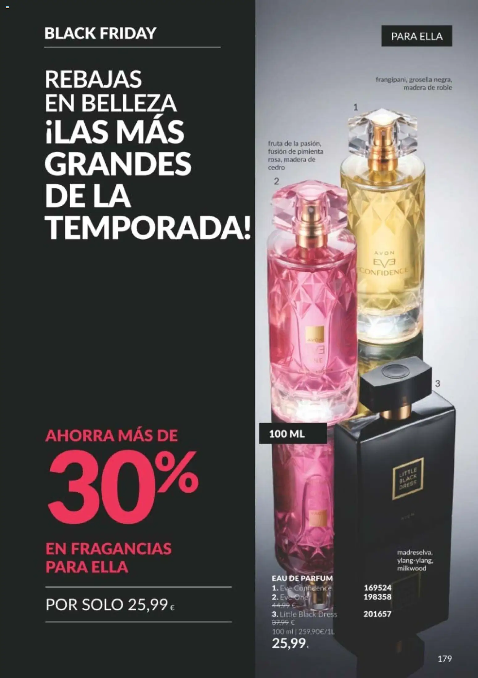 Catálogo AVON Black Friday │ válido desde el 01/11/2026 | Página: 179 | Productos: Fruta, Eau de parfum