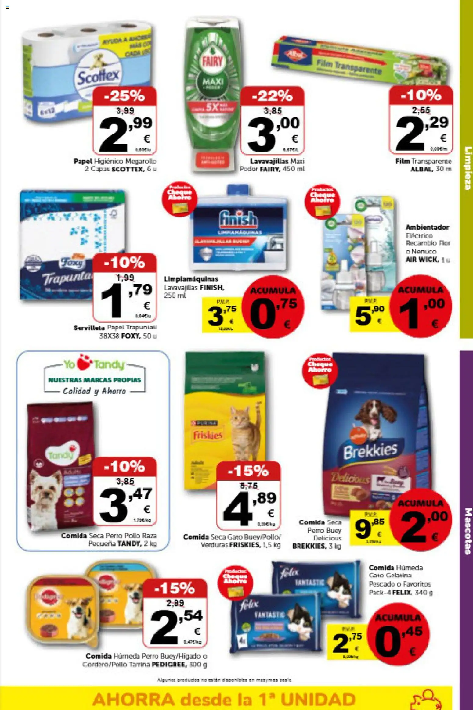 Masymas folleto │ válido desde el 18/09/2026 | Página: 19 | Productos: Papel higienico, Lavavajillas, Ambientador, Pollo