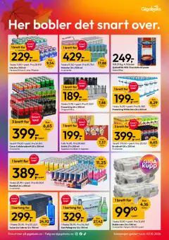 Forhåndsvisning av Gigaboks kundeavis gyldig fra 28/09/2026 | Side: 5 | Produkter: San pellegrino, Boks, Vann, Iste