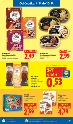 Lidl katalog akcije – veljaven od 04.06.2026 | Stran: 17 | Izdelki: Lubenica, Kos, Cokolada, Sladoled