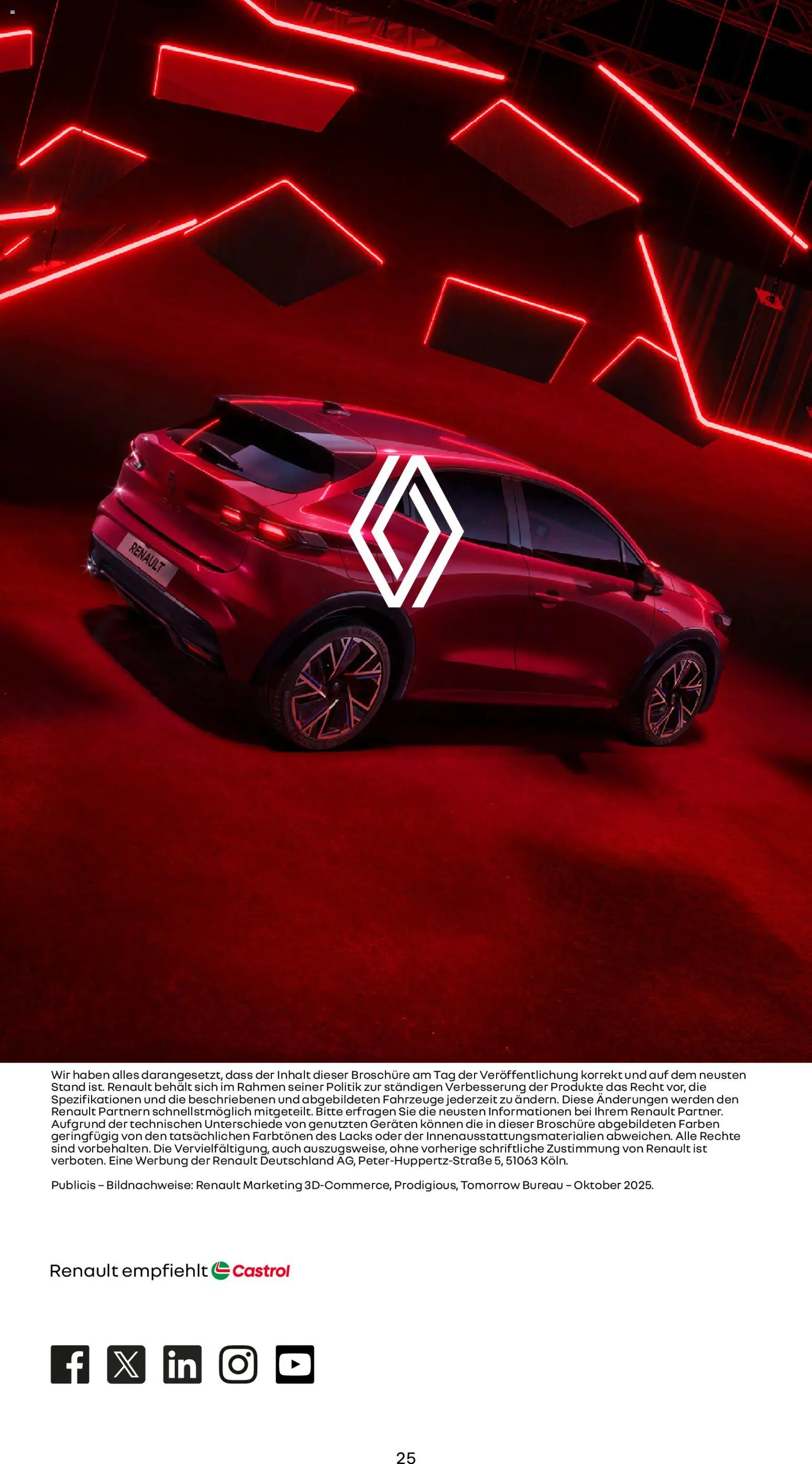 Renault Neuer Clio – gültig ab 01.10.2025 | Seite: 25
