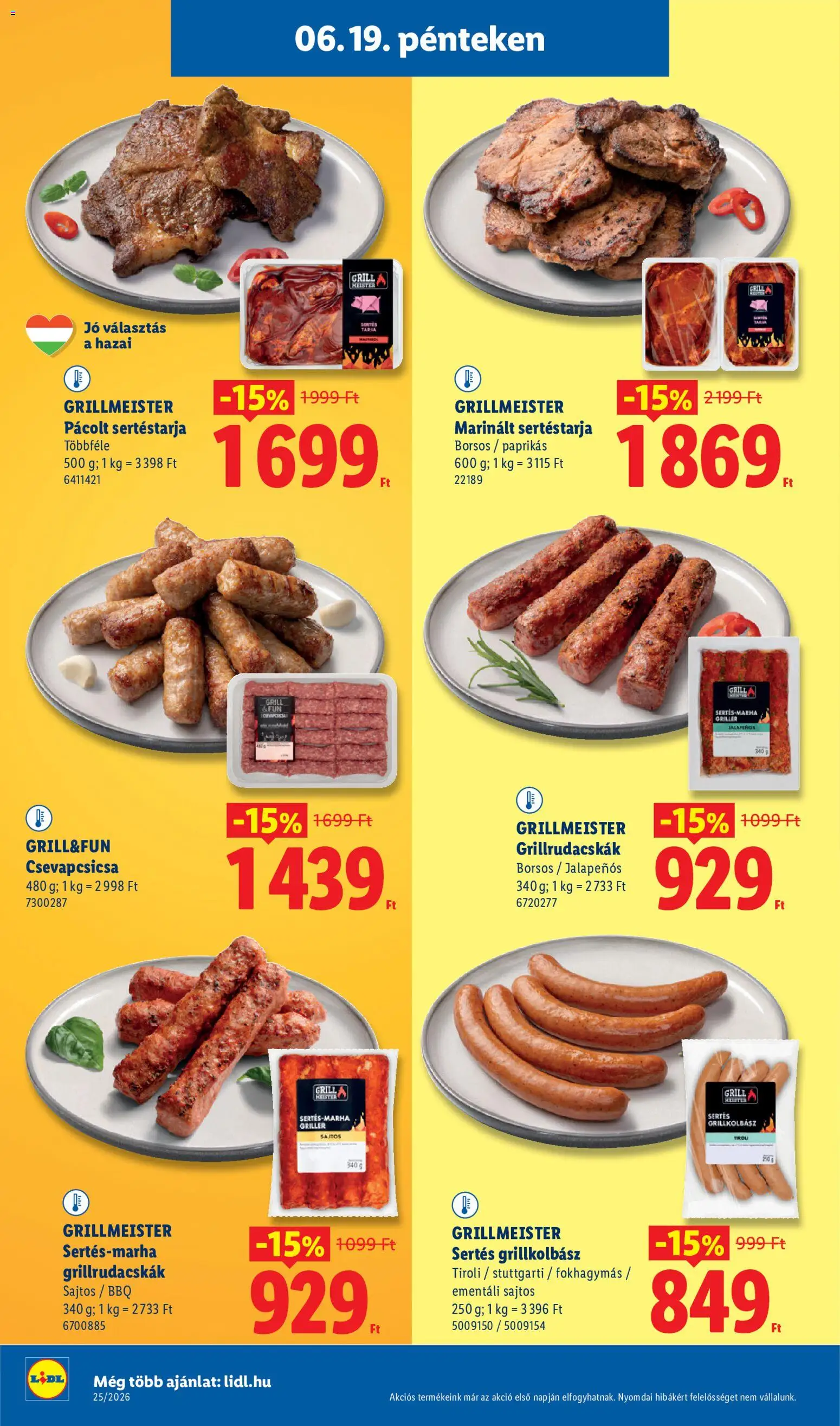 Lidl akciós ujság - amely érvényes a következő dátumtól: 18.06.2026 | Oldal: 48