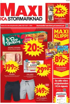 ICA Maxi erbjudanden - Förhandsvisning av reklamblad från butik ICA Maxi aktuell från 20/07/2026