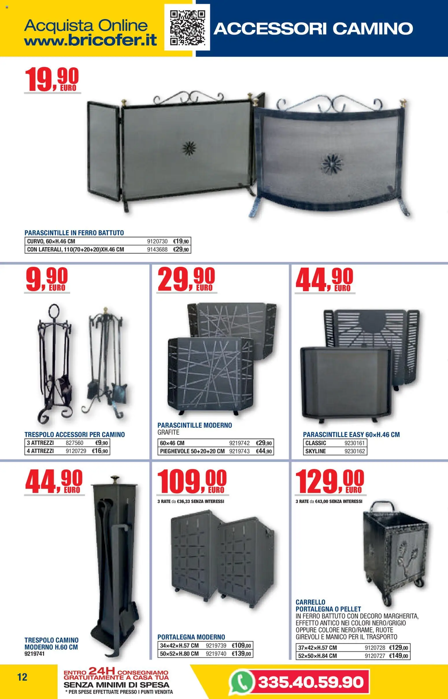 Volantino Bricofer del 05/10/2026 | Pagina: 12 | Prodotti: Pellet, Carrello, Ferro