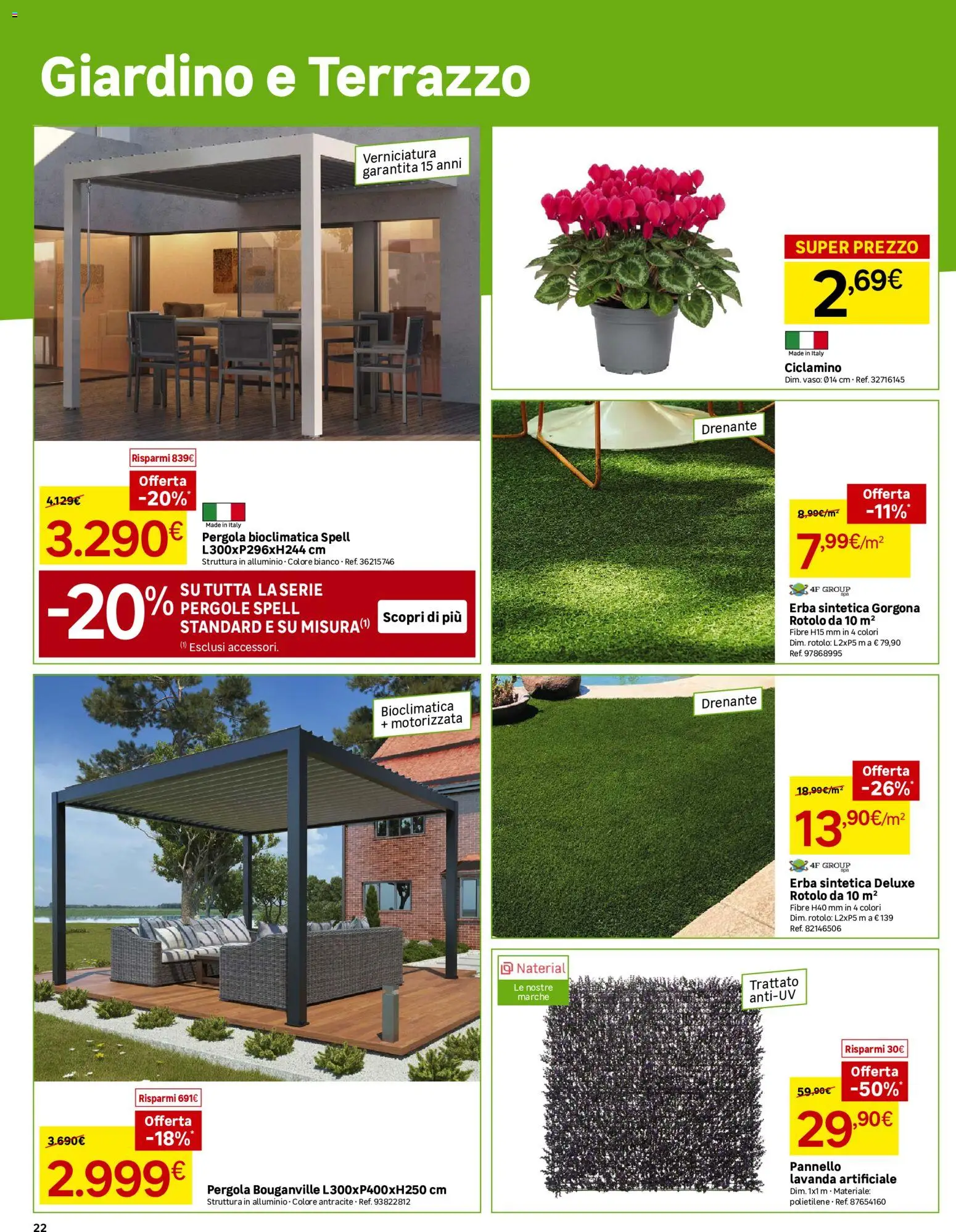 Volantino Leroy Merlin del 06/10/2026 | Pagina: 22 | Prodotti: Pergola, Lavanda, Vaso