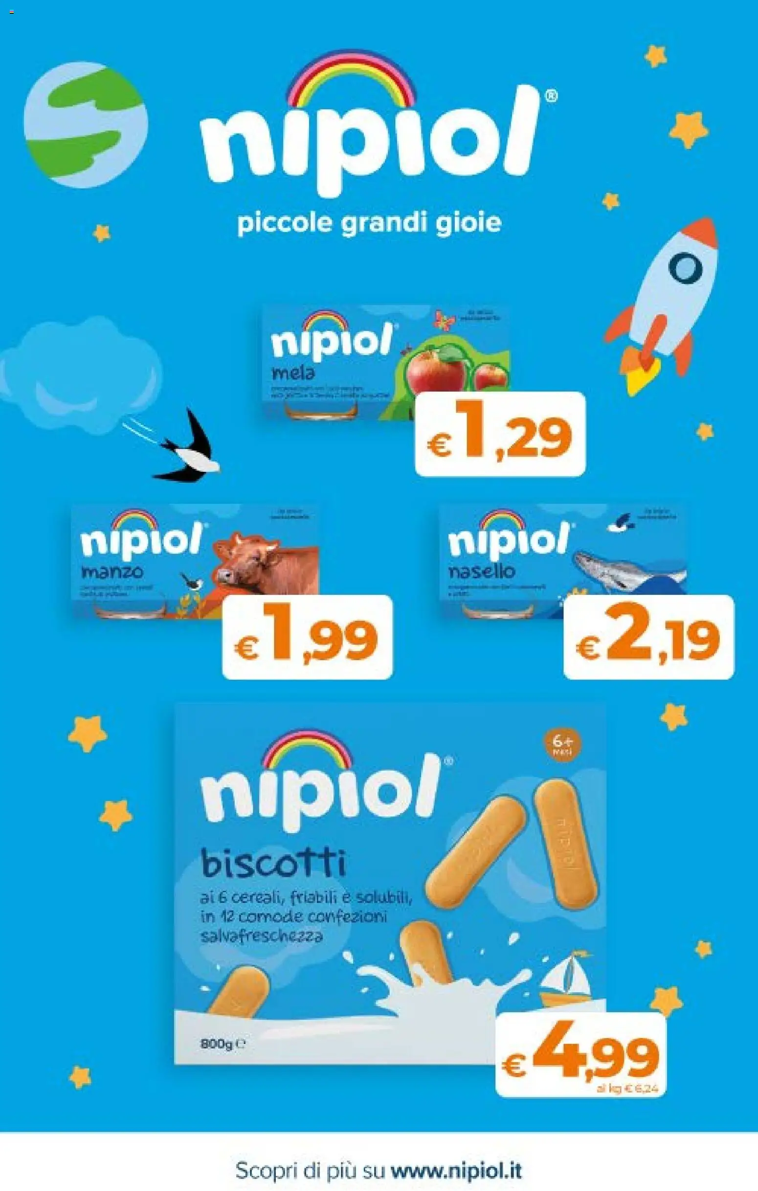 Volantino COOP del 10/07/2026 | Pagina: 45 | Prodotti: Manzo, Biscotti, Nasello