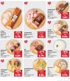 OLDENBURGER, Sir Gouda, polutvrdi, 48% m.m., Sir Gouda polutvrdi - Pregled kataloga iz trgovine Kaufland, vrijedi od 09.09.2026 | Stranica: 19