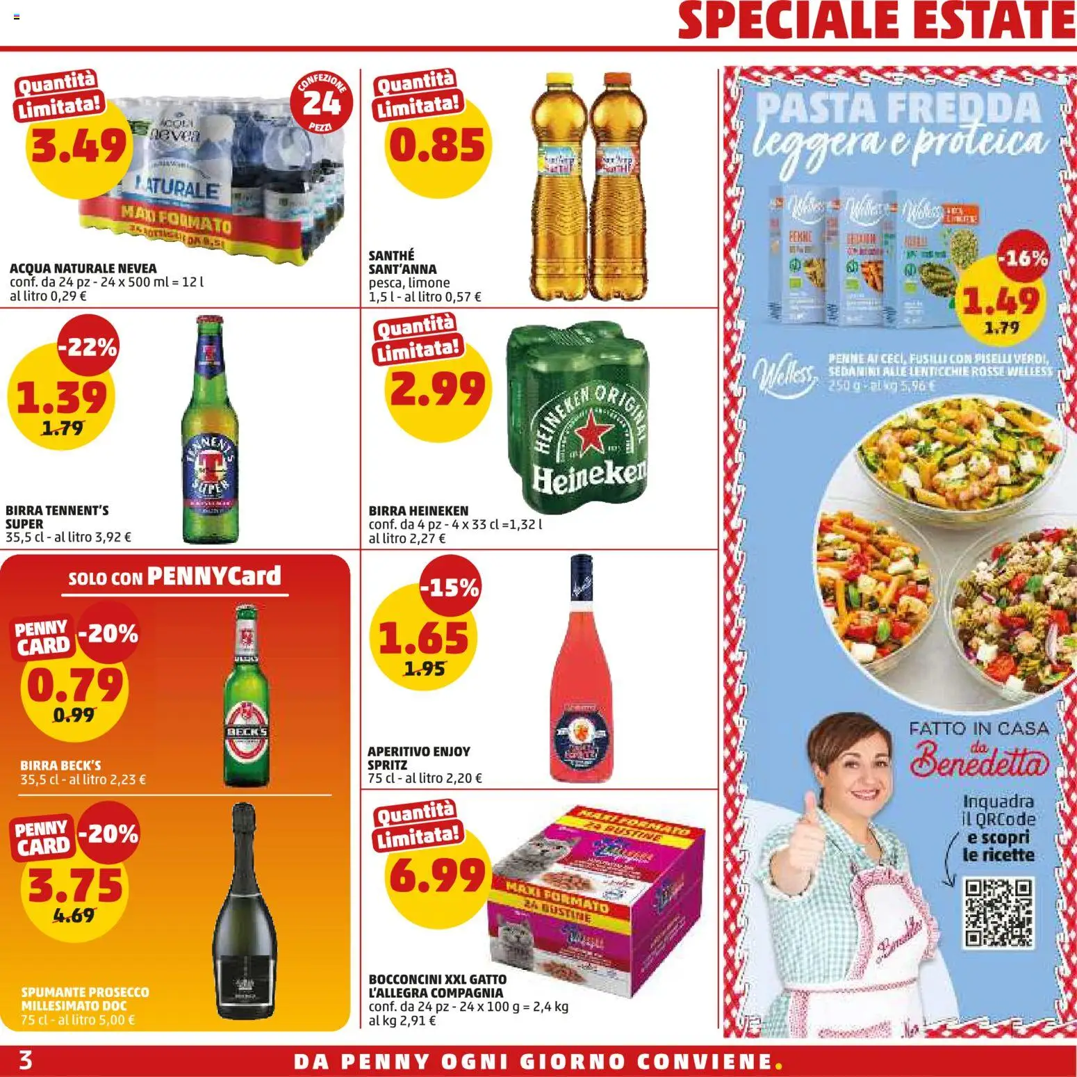 Volantino PENNY del 16/07/2026 | Pagina: 3 | Prodotti: Tennent's, Birra, Piselli, Aperitivo