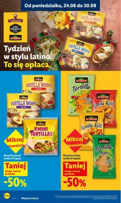 Pogląd oferty "Tortilla chips, Tortilla chips" - ważna od 24.08.2026 | Strona: 60 | Produkty: Tortilla chips, Chipsy, Chips jalapeno, Tortilla
