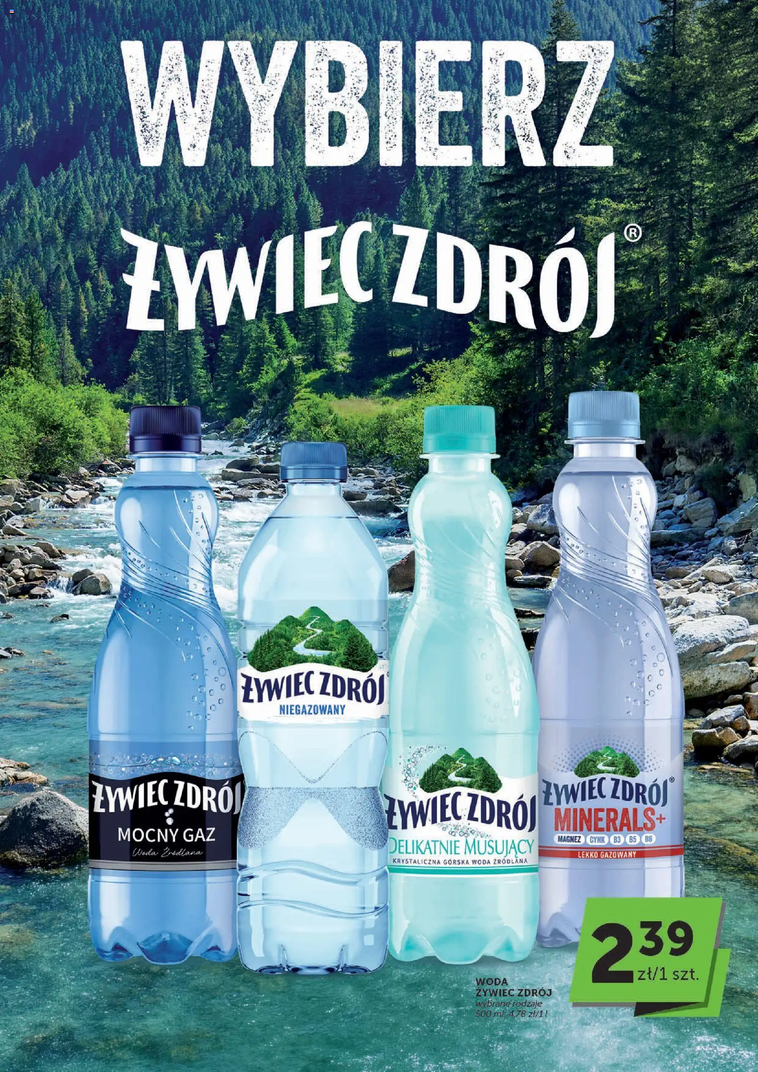 Groszek gazetka - Katalog od 02.07.2026 | Strona: 9 | Produkty: Woda żywiec, Woda źródlana, Woda