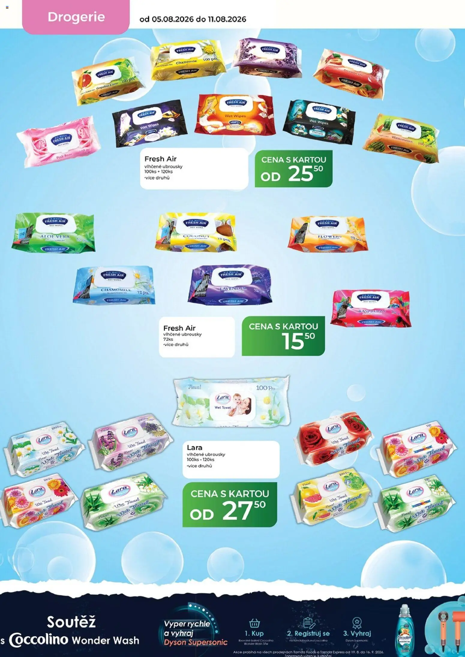 Tamda Foods leták od 05.08.2026 | Strana: 58 | Produkty: Coccolino, Ubrousky, Aloe vera, Drogerie