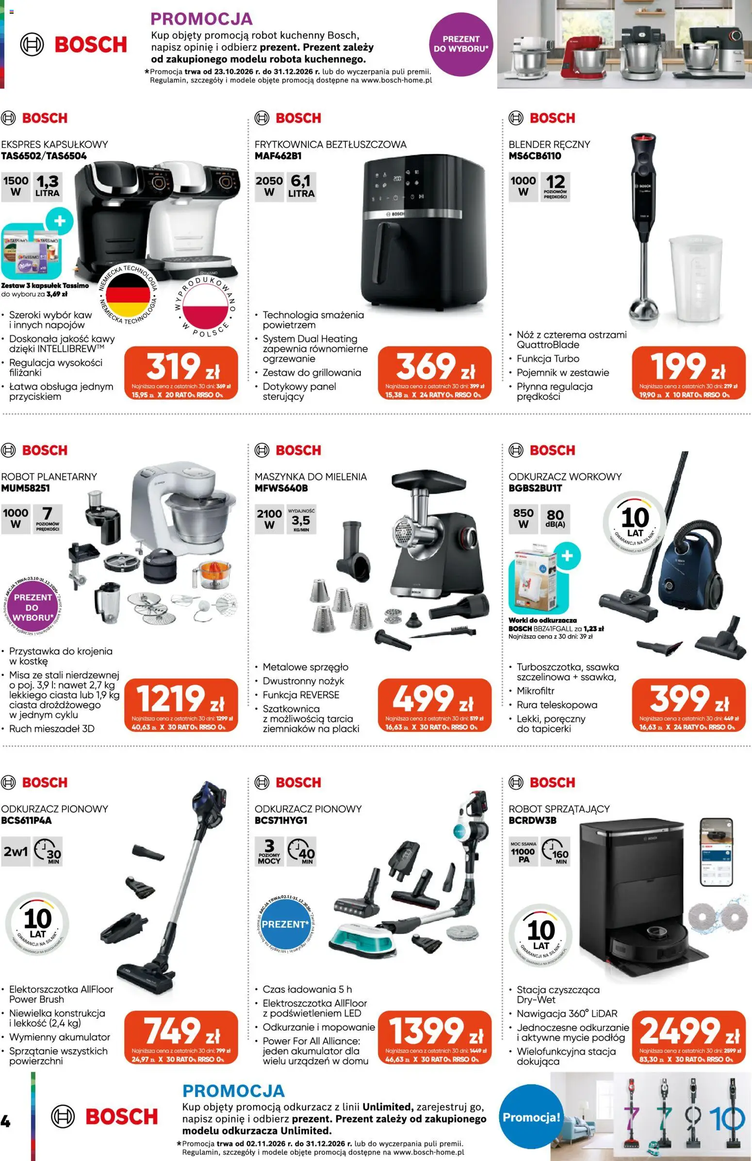 Max elektro Black Friday od 29.10.2026 | Strona: 4 | Produkty: Nożyk, Nawigacja, Odkurzacz pionowy, Blender