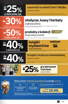 Pogląd oferty "Empik promocje" - ważna od 17.06.2026 | Strona: 103 | Produkty: Książki, Gry