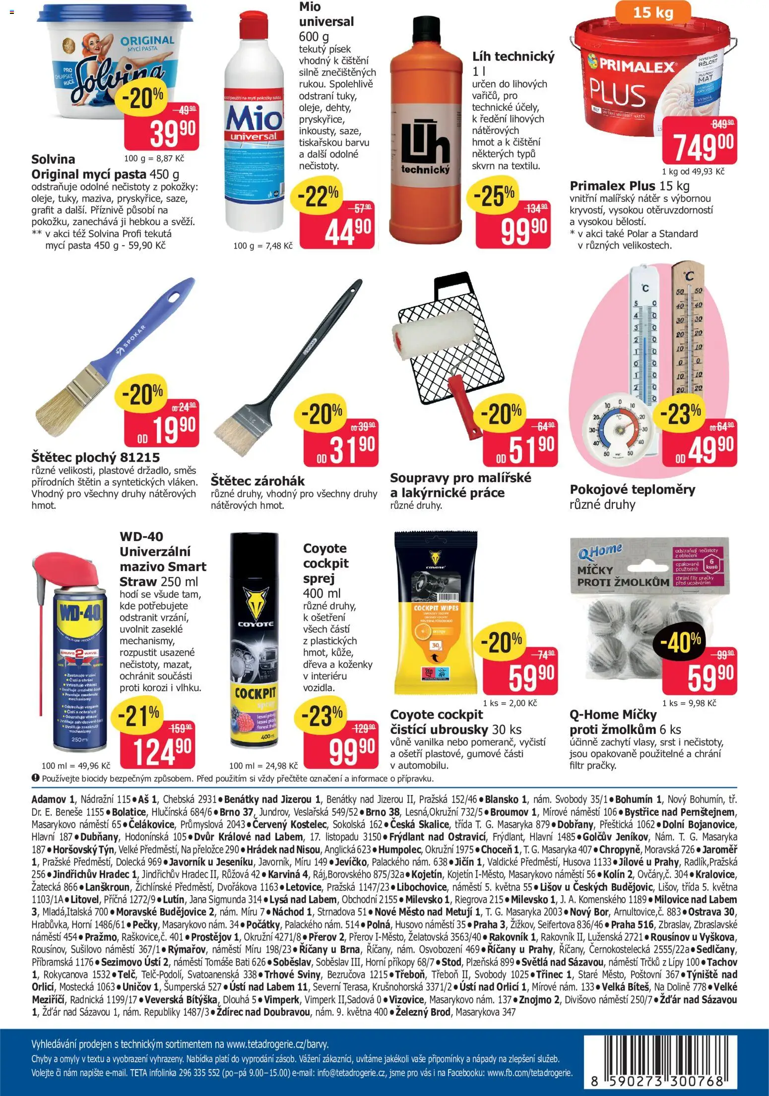 TETA Drogerie leták - Dům a zahrada od 02.07.2026 | Strana: 2 | Produkty: Primalex, Písek, Ubrousky, Oblečení