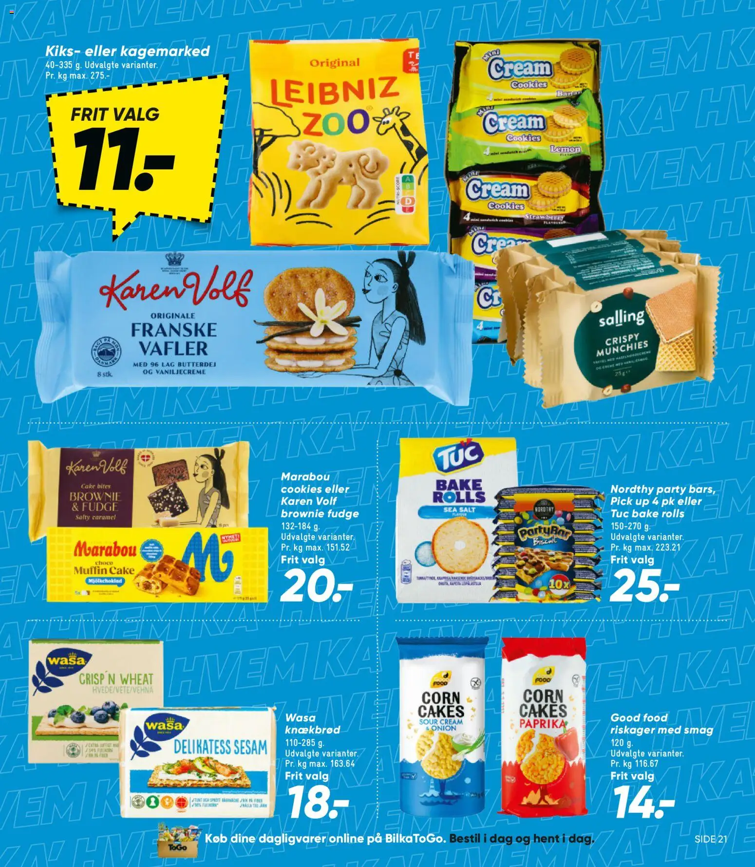 Bilka tilbudsavis – gyldig fra 12.06.2026 | Side: 29 | Produkter: Riskager, Cookies, Vafler, Paprika