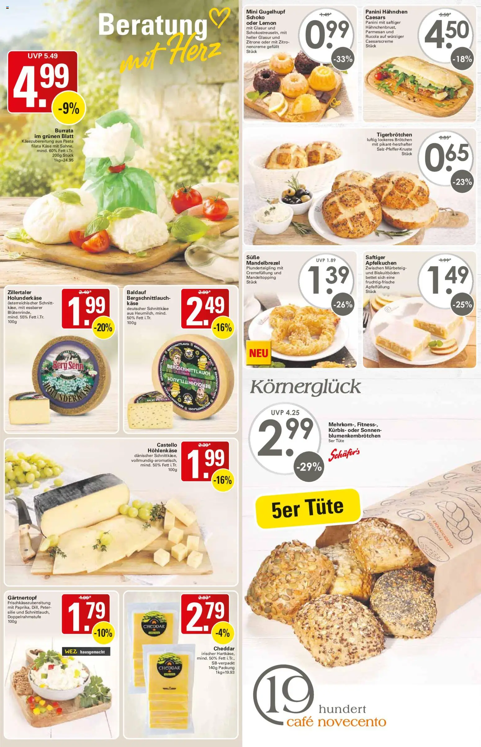 WEZ Prospekt – gültig ab 13.07.2026 | Seite: 3 | Produkte: Burrata, Zitrone, Kürbis, Pasta