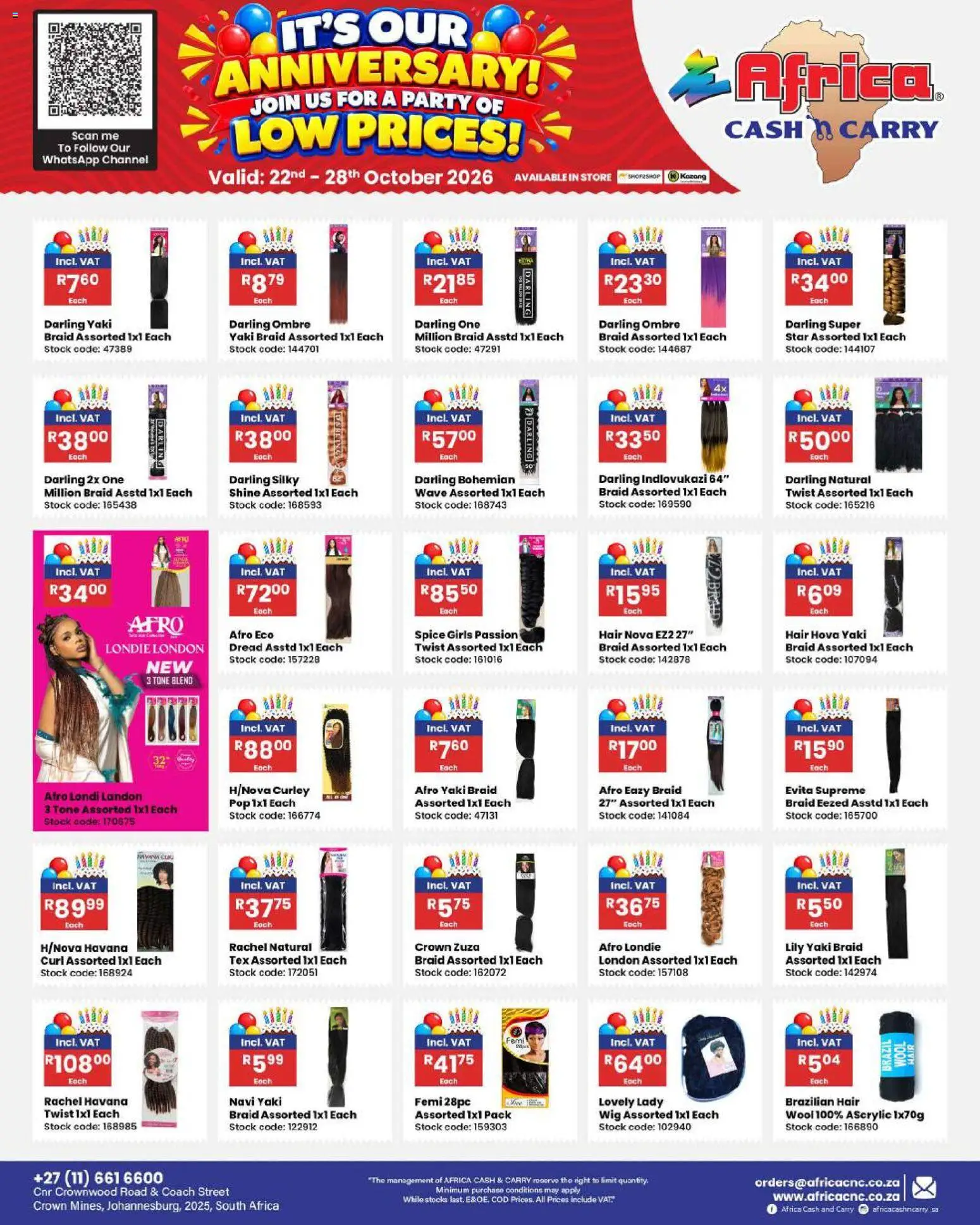 New Africa Cash & Carry catalogue – valid from 22/10/2026 | Page: 22