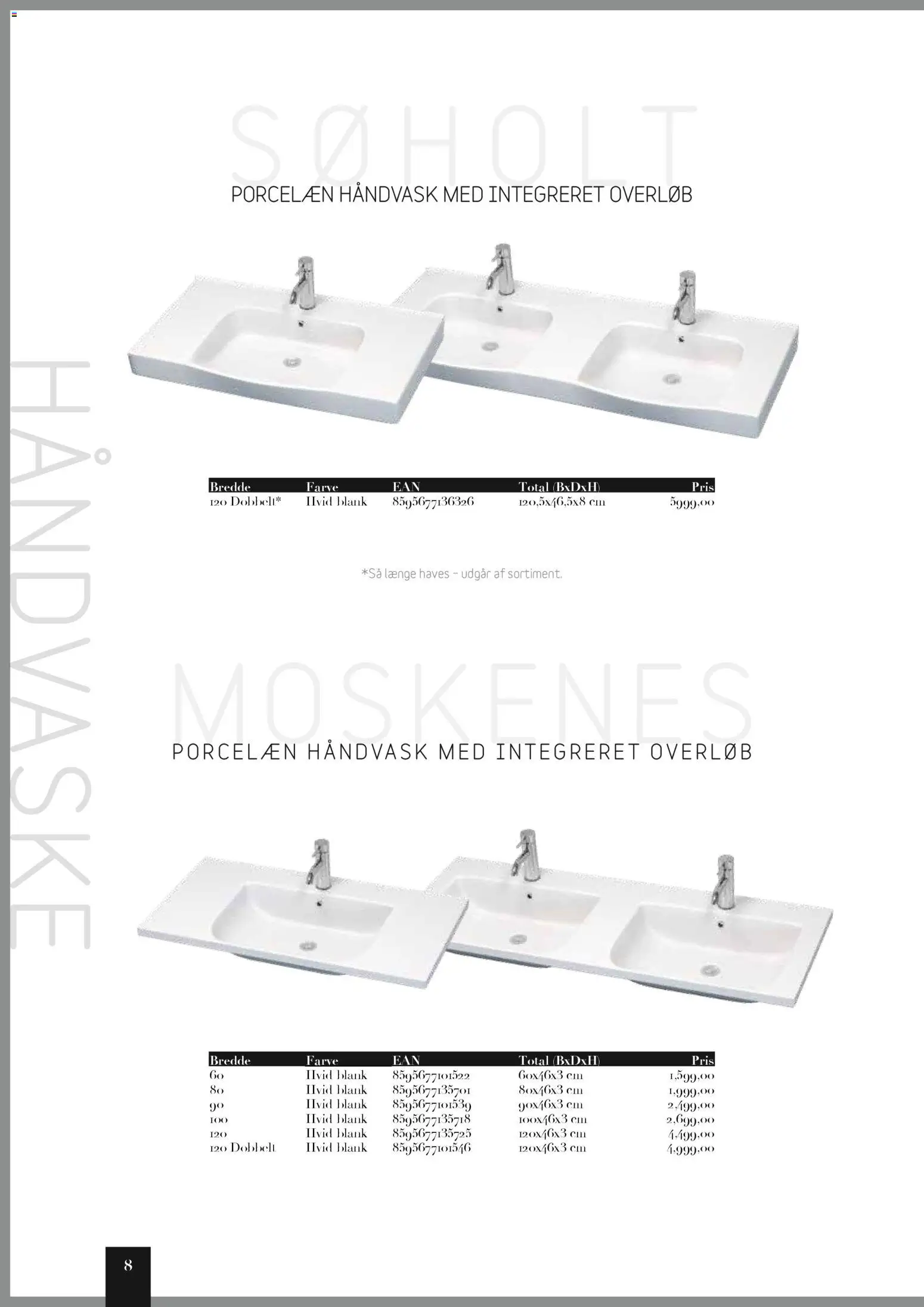 Bauhaus tilbudsavis – gyldig fra 01/01/2026 | Side: 8 | Produkter: Håndvask