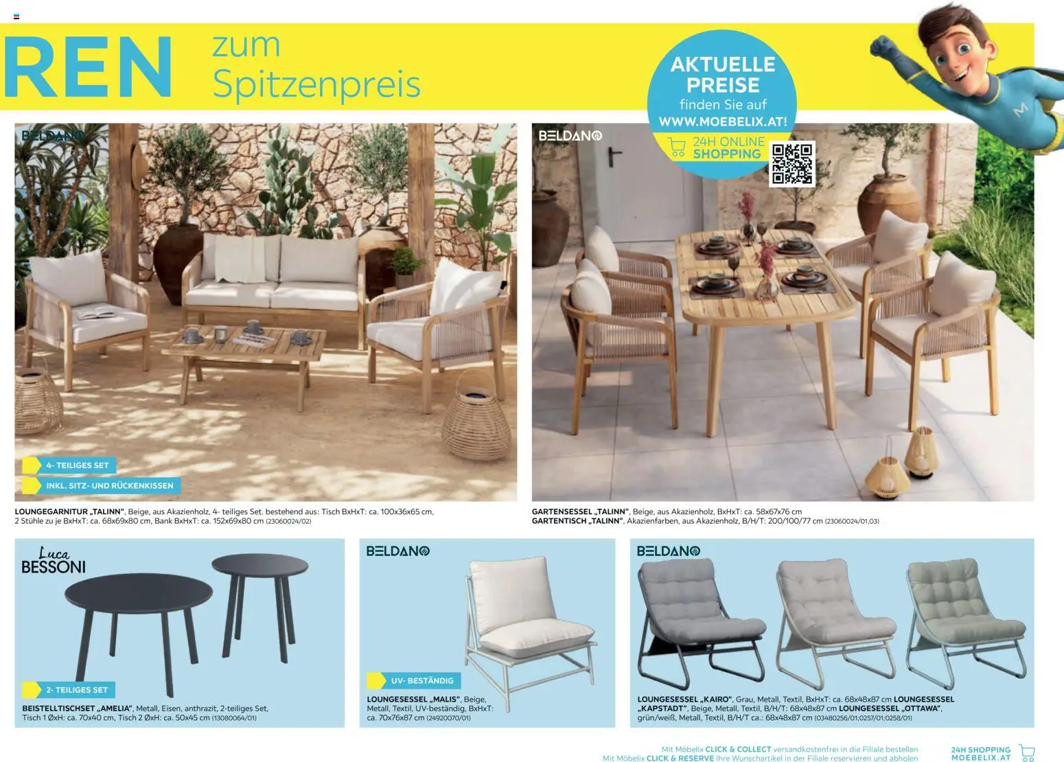 Möbelix Gartenmöbel gültig ab 16.03.2026 | Seite: 7 | Produkte: Tisch
