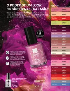 Pré-visualização Power Stay Verniz Para Unhas, Power Stay Nail Polish, 10 ml. válido de 01.05.2026 | Página: 39 | Produtos: Top, Café, Verniz