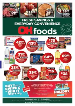 OK Foods specials catalogue – valid from 15/07/2026