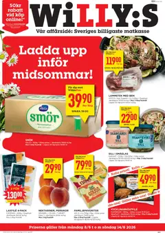 Aktuella erbjudande - Förhandsvisning av reklamblad från butik Willys aktuell från 08.06.2026