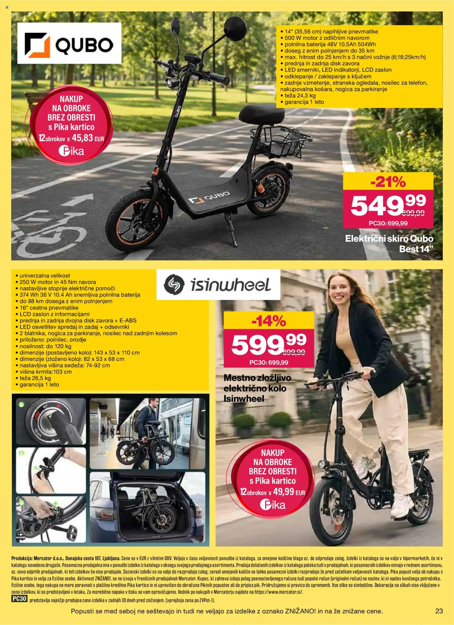 Novi Mercator katalog ponudbe – veljaven od 16.09.2026 | Stran: 23 | Izdelki: Med, Disk, Teza, Orodje