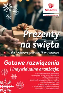 Pogląd oferty "Selgros cash&carry gazetka - Zestawy upominkowe" - ważna od 24.09.2026