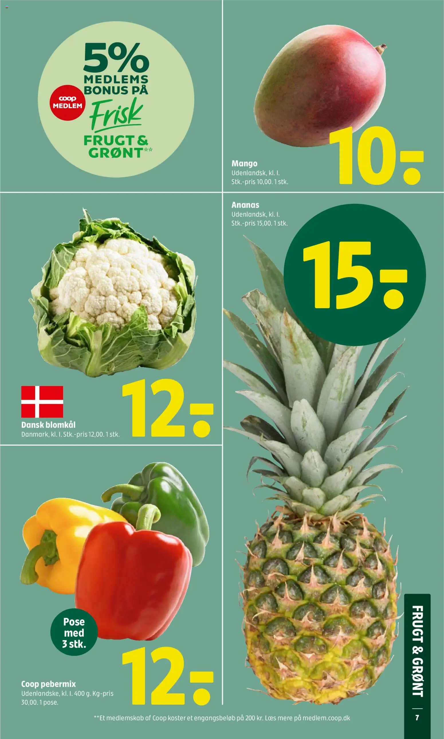 Coop 365 tilbudsavis – gyldig fra 18.06.2026 | Side: 9 | Produkter: Mango, Ananas, Blomkål