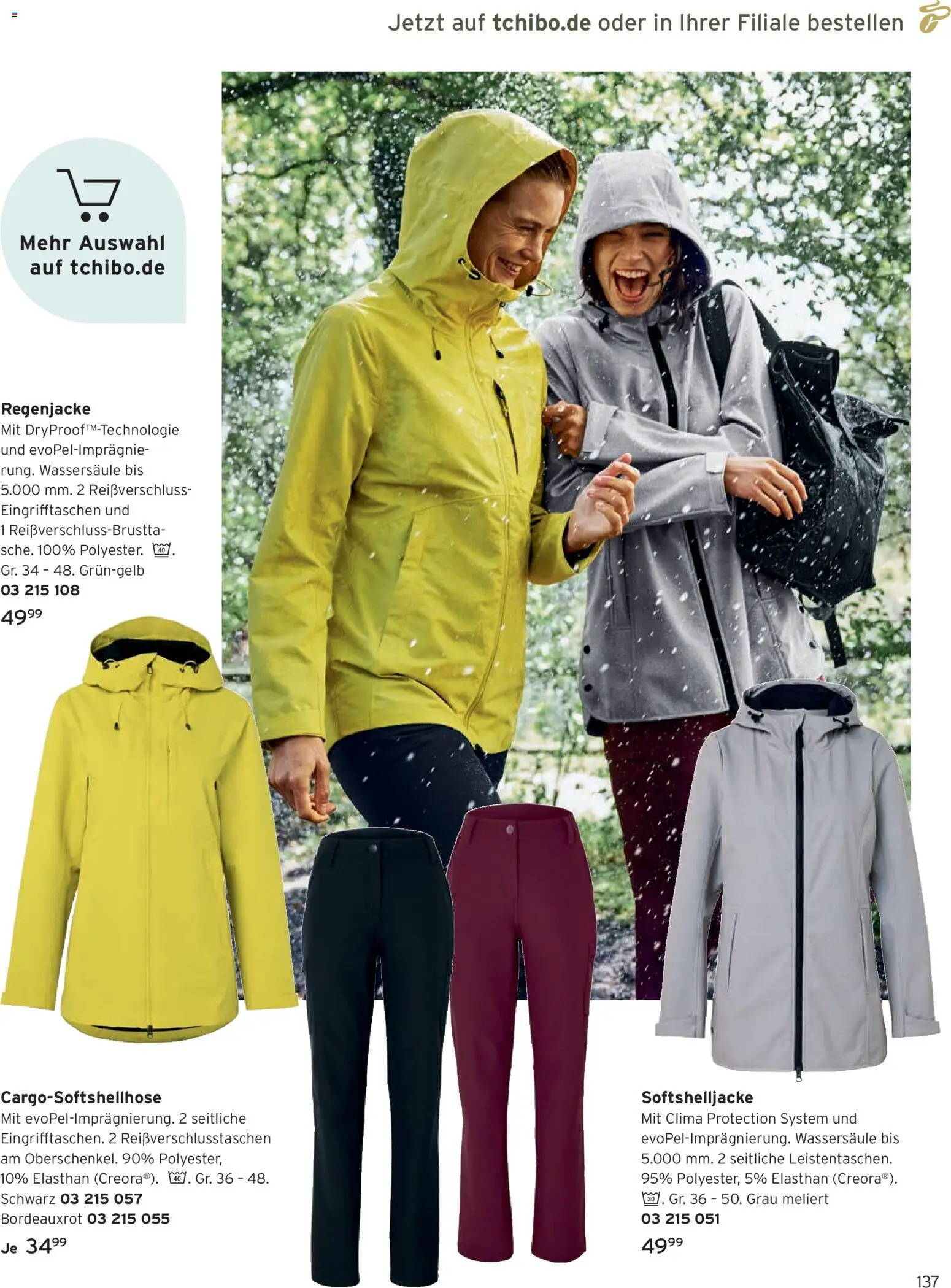 Tchibo Katalog Frühling – gültig ab 24.03.2026 | Seite: 137 | Produkte: Regenjacke