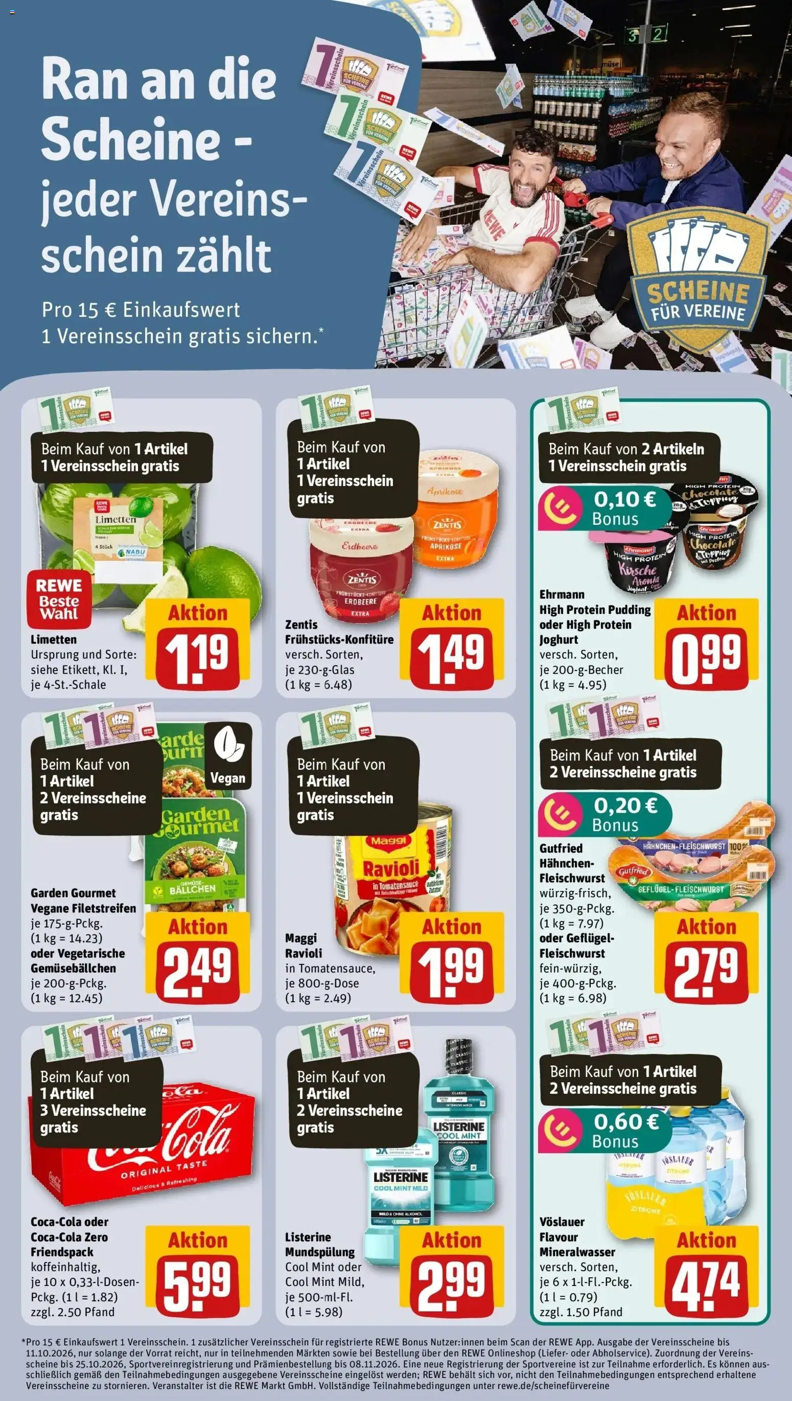 REWE Prospekt ab 21.09.2026 zum Blättern » Angebote | Seite: 11 | Produkte: Hahnchen, Maggi, Pudding, Mineralwasser