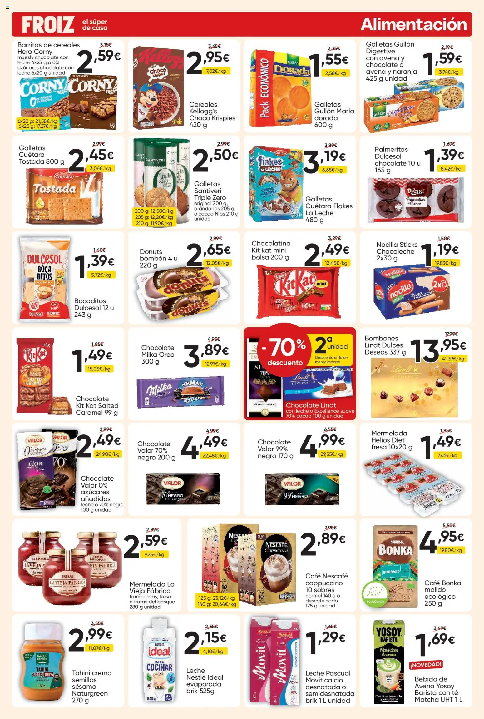 Froiz folleto │ válido desde el 14.05.2026 | Página: 9 | Productos: Κεραία, Té, Donuts, Φρυγανιές σικάλεως