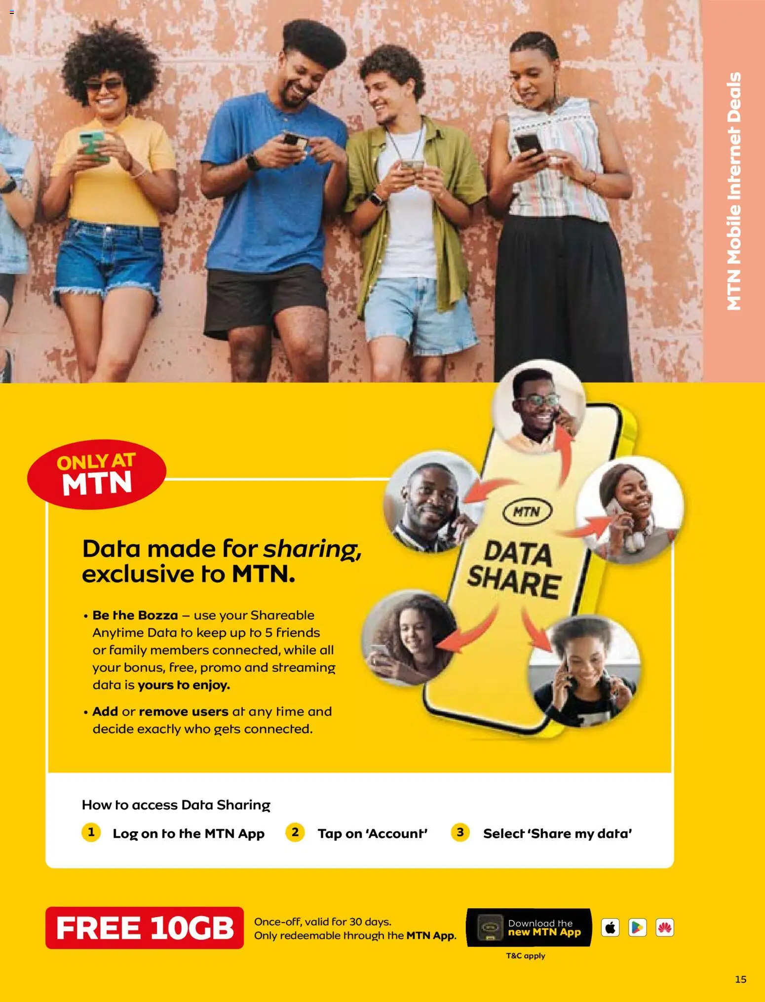 New MTN catalogue – valid from 07/08/2026 | Page: 15 | Products: Data, Tap