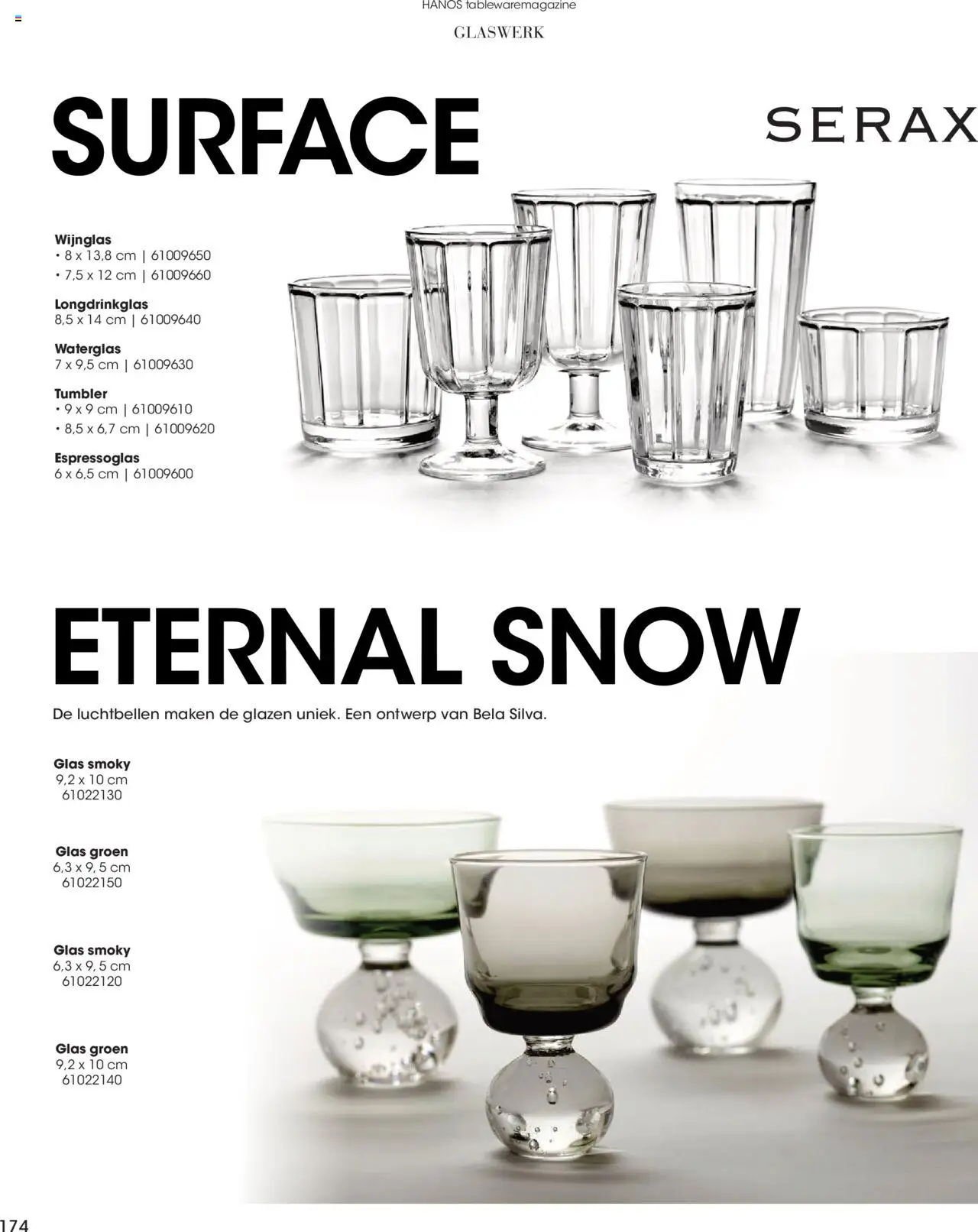 {H1} | Pagina: 174 | Producten: Glas