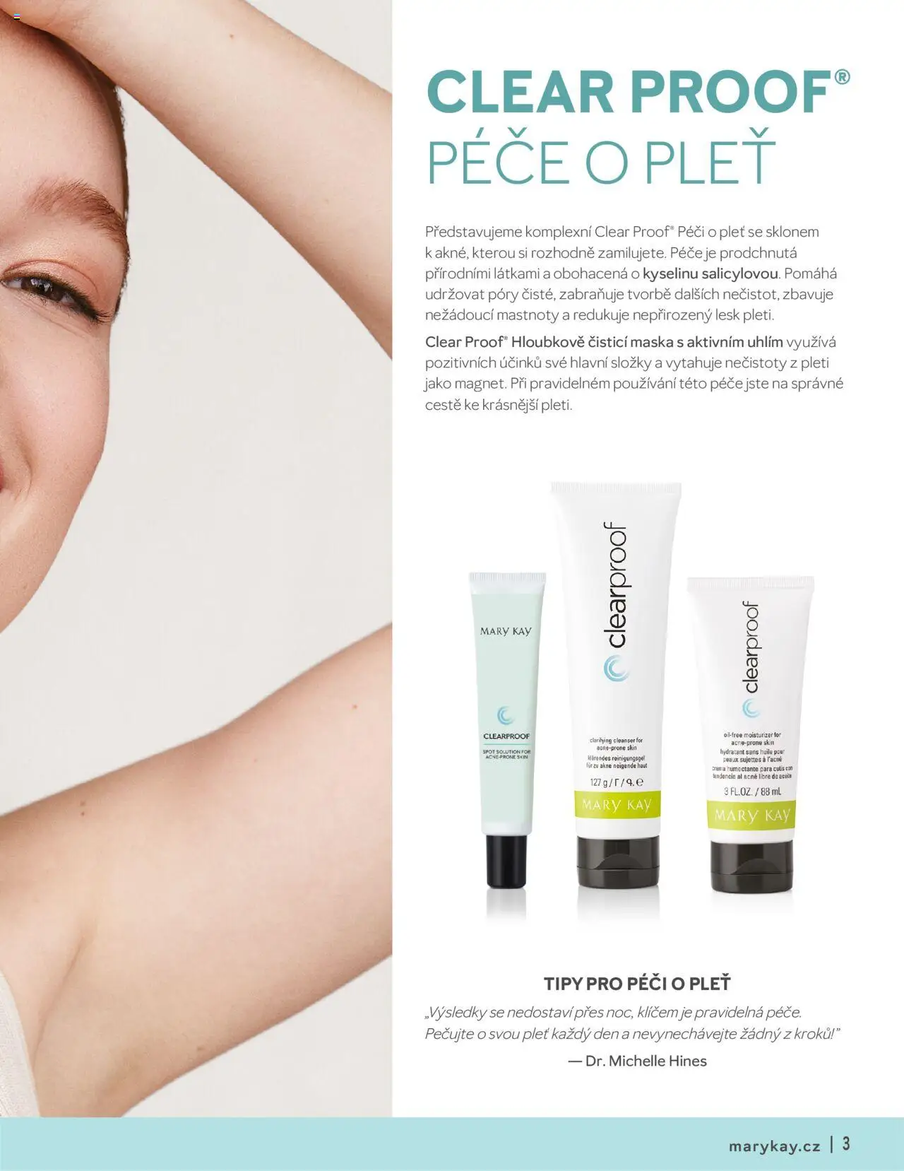 Mary Kay katalog - Clear Proof® Péče o pleť od 16.03.2025 | Strana: 3 | Produkty: Crema, Maska