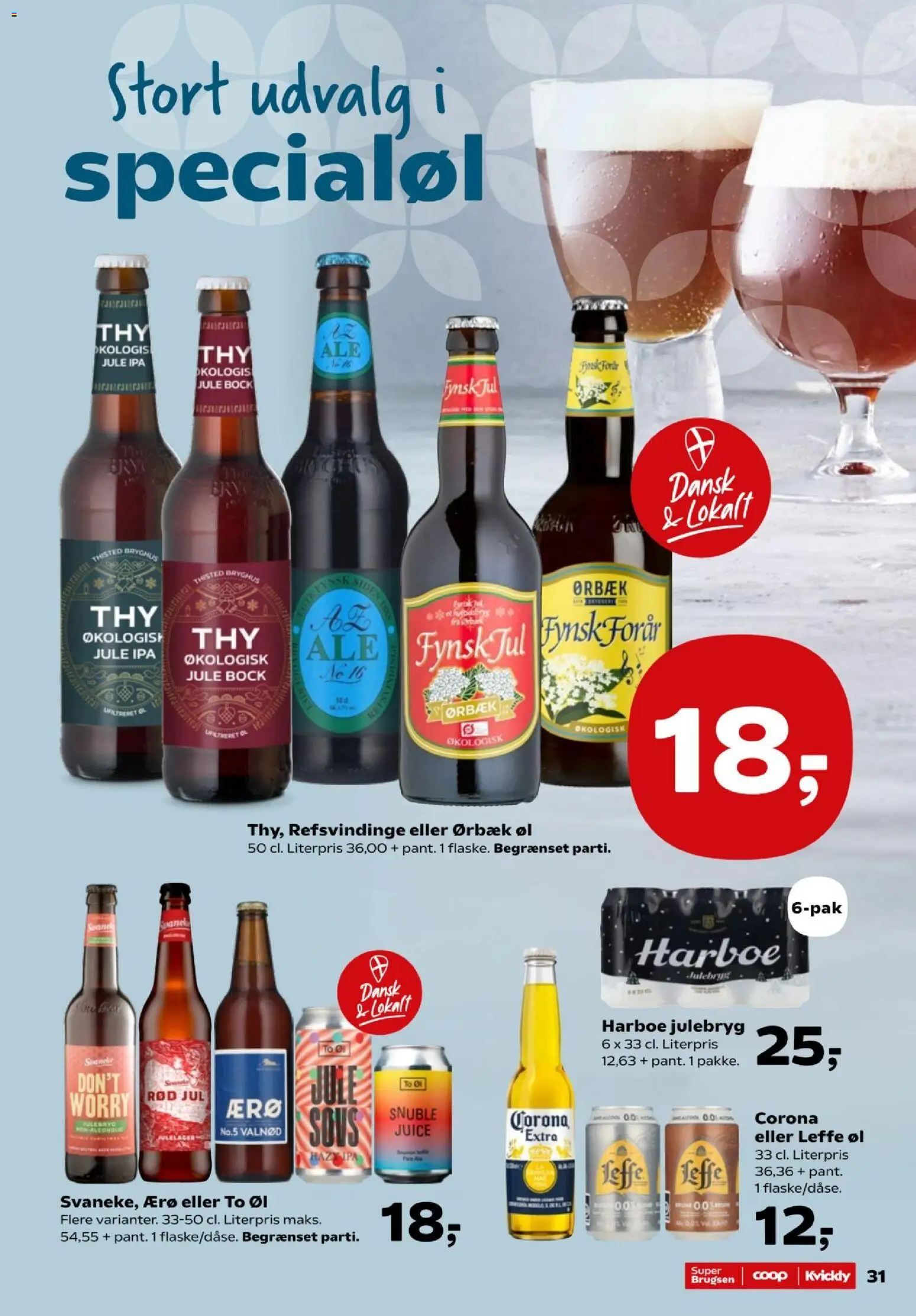 Kvickly tilbudsavis – gyldig fra 23/10/2026 | Side: 33 | Produkter: Juice, Øl