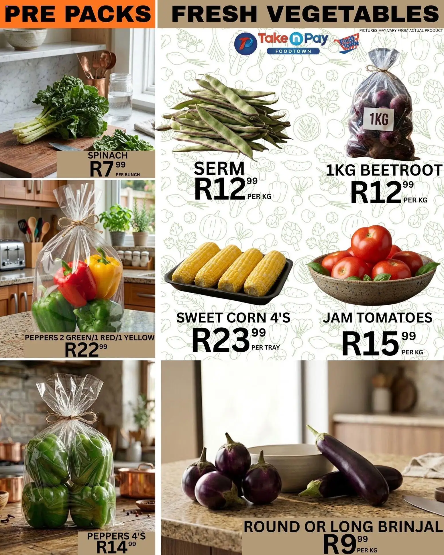 New Take n Pay catalogue – valid from 26/06/2026 | Page: 14 | Products: Corn, Jam, Tomatoes, Vegetables