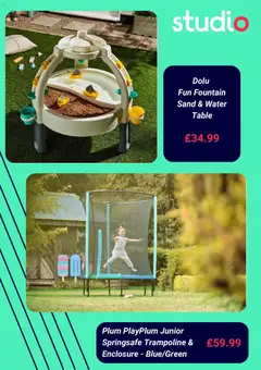 Preview of Studio catalogue valid from 11/08/2026 | Page: 4 | Products: Table, Water, Trampoline