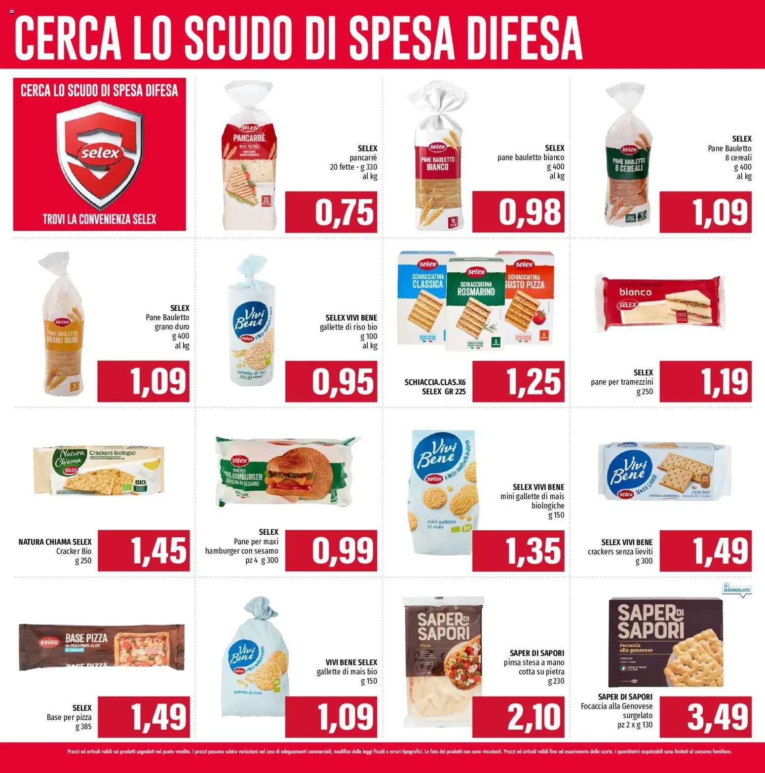 Volantino EMI del 24/09/2026 | Pagina: 6 | Prodotti: Pane, Semi di sesamo, Crackers, Cracker
