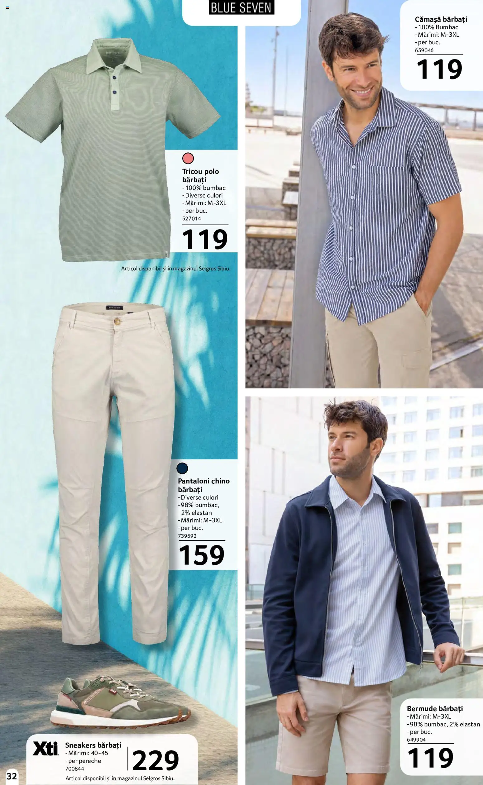 Noul catalog Selgros – valabil de la 15.05.2026 | Pagină: 32 | Produse: Tricou, Pantaloni