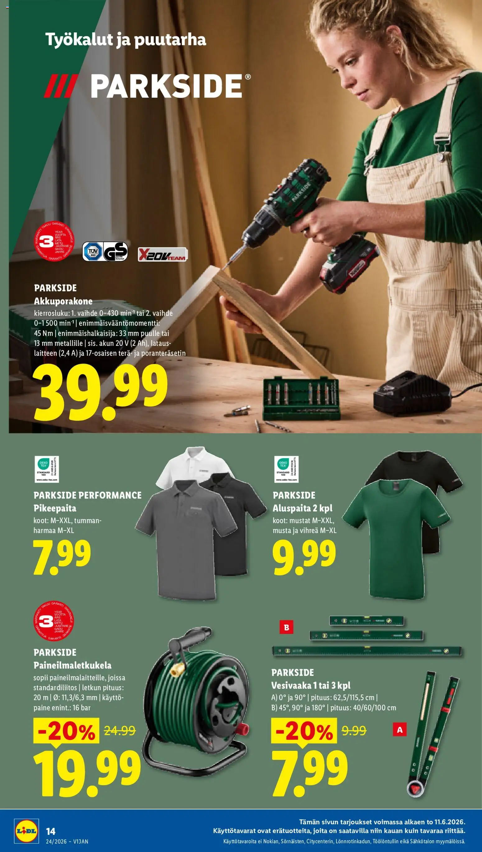 Lidl tarjoukset - Tampere – voimassa 11.06.2026 alkaen | Sivu: 18