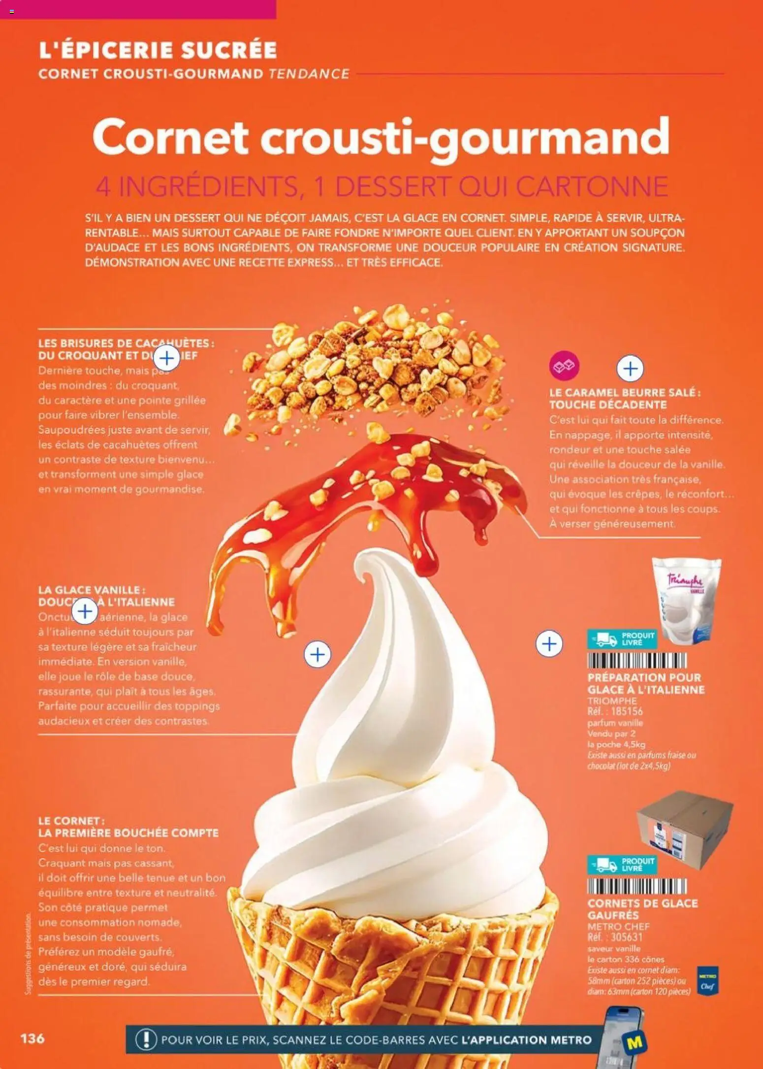 {H1} | Page: 136 | Produits: Parfum, Beurre, Chocolat, Gaufres