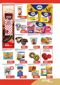PRIVÁT Aktuális szórólap MAX - amely érvényes a következő dátumtól: 30.04.2026 | Oldal: 3 | Termékek: Puding, Krémtúró, Maggi, Joghurt