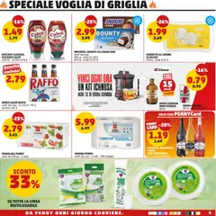 Anteprima del volantino SNICKERS, BOUNTY ICE CREAM BAR, conf. da 6 pz, 234 g - al kg 12,78 €, 270 g - al kg 11,07 € valido a partire dal 30/07/2026 | Pagina: 4 | Prodotti: Birra, Ketchup, Limone, Griglia