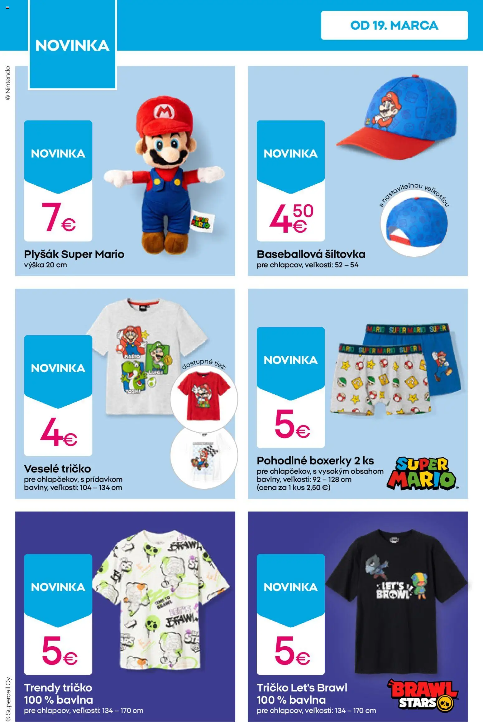 Nové Pepco akcie – leták je platný od 26.03.2026 | Strana: 4 | Produkty: Tričko, Boxerky