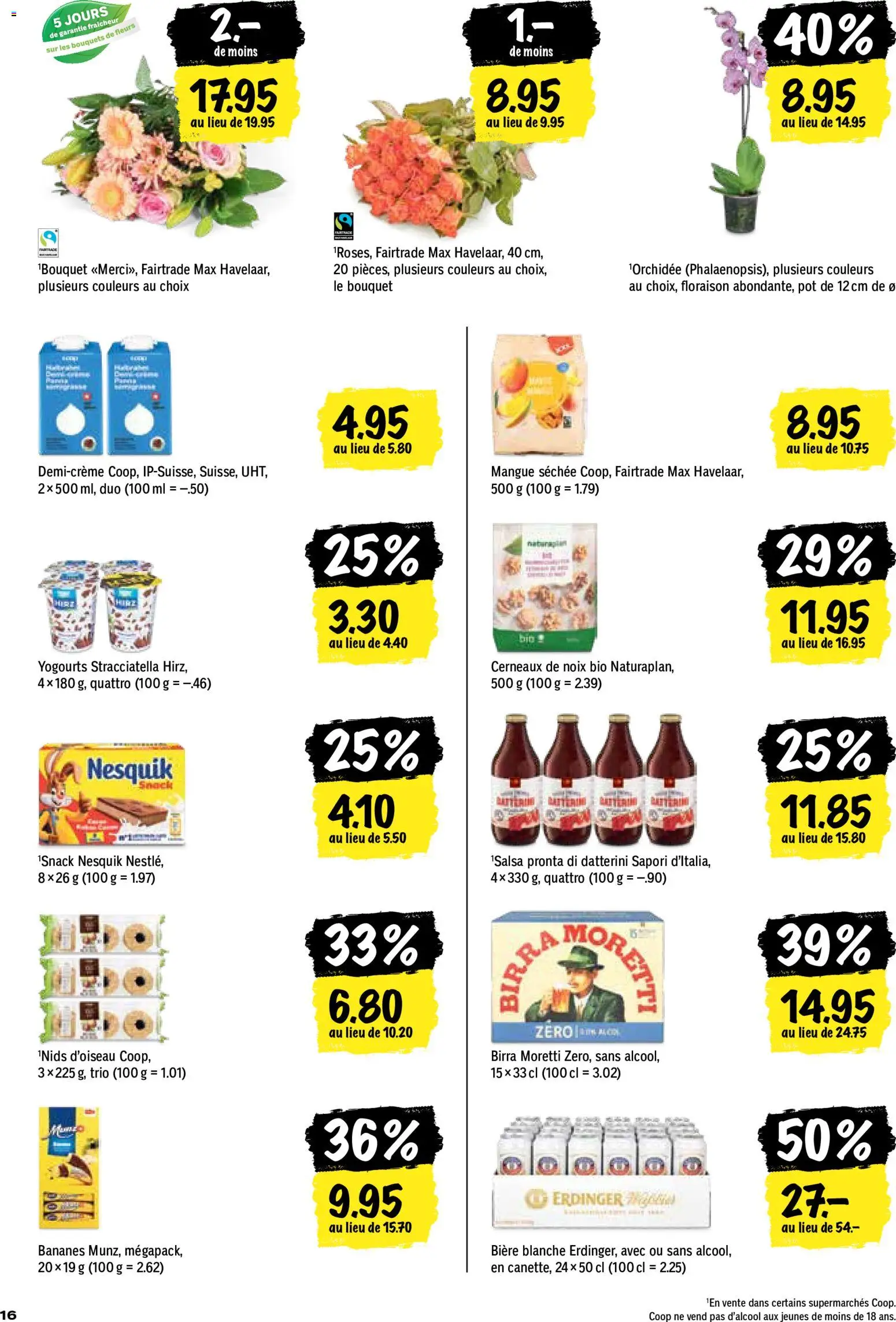Coop aktionen FR – gültig ab 06.08.2026 | Seite: 16 | Produkte: Mango