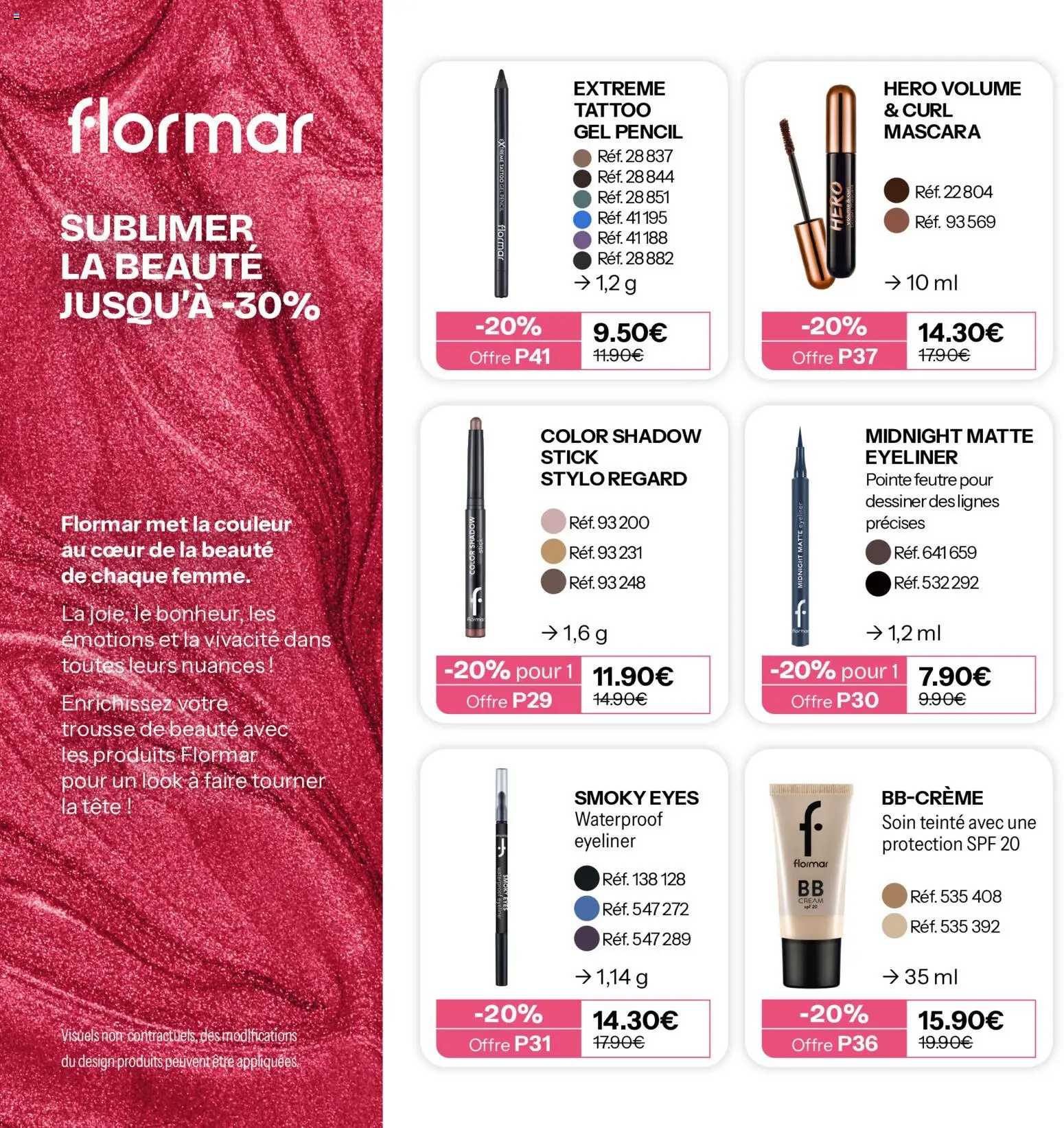 {H1} | Page: 34 | Produits: Mascara, Stylo