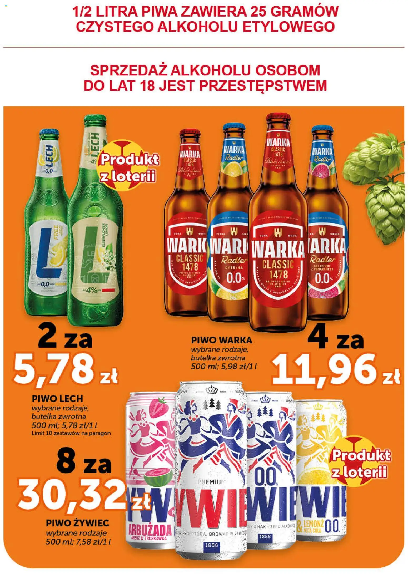 Groszek gazetka od 25.06.2026 | Strona: 20 | Produkty: Cytryna, Piwo Warka, Piwo, Grejpfrut