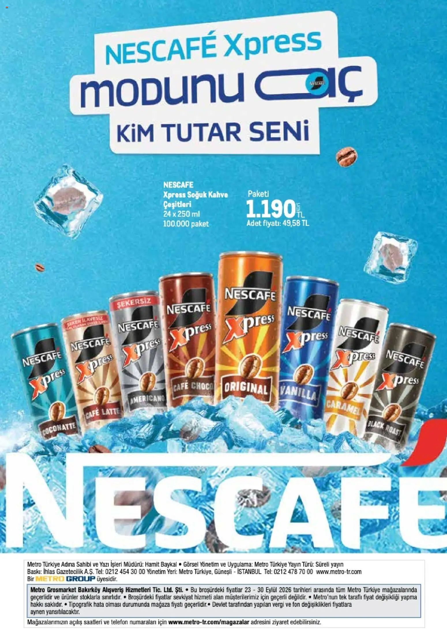 Metro - Q4 Tedarikçi Flyer - 23 Eylül 2026 tarihinden itibaren geçerlidir | Sayfa: 26 | Ürünler: Baskı, Kahve, Telefon