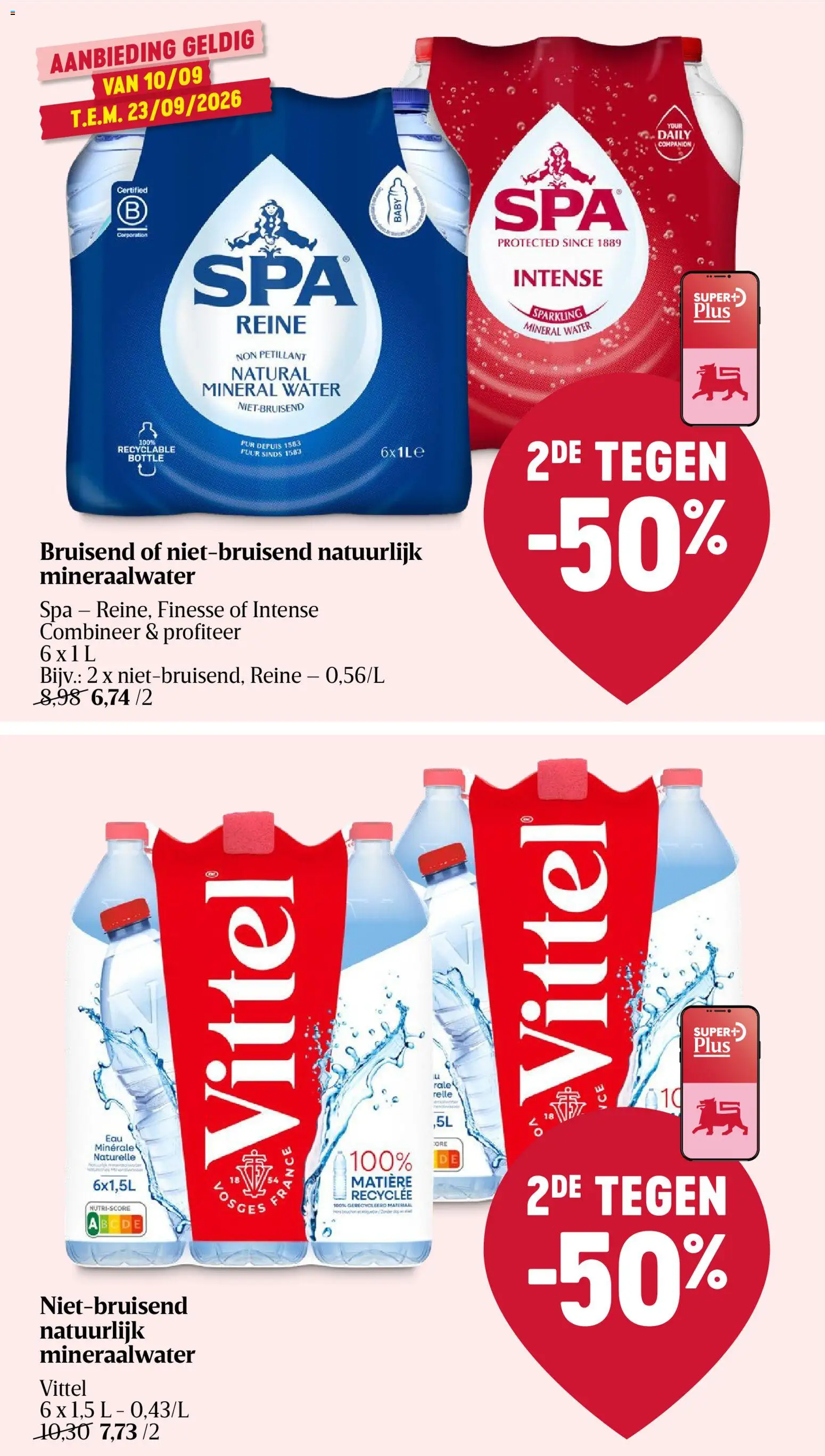 {H1} | Pagina: 23 | Producten: Water, Mineraalwater